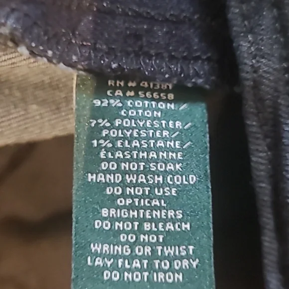 RALPH LAUREN SAILOR MARINE WIDE LEG JEANS - Picture 8 of 10